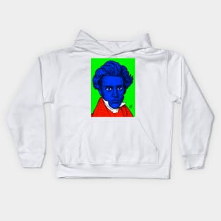 SOREN KIERKEGAARD portrait .4 Kids Hoodie